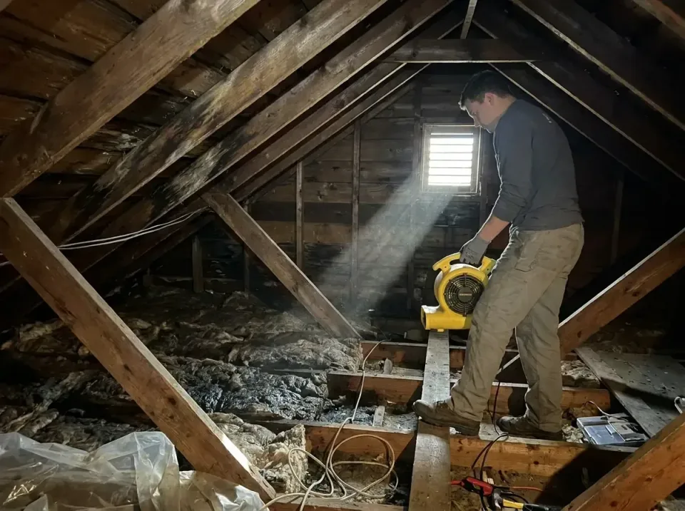 attic-water-damage-drying-proc-007 — frequently asked questions, Emergency Water Extraction & 24/7 Flood Response in Heringt…